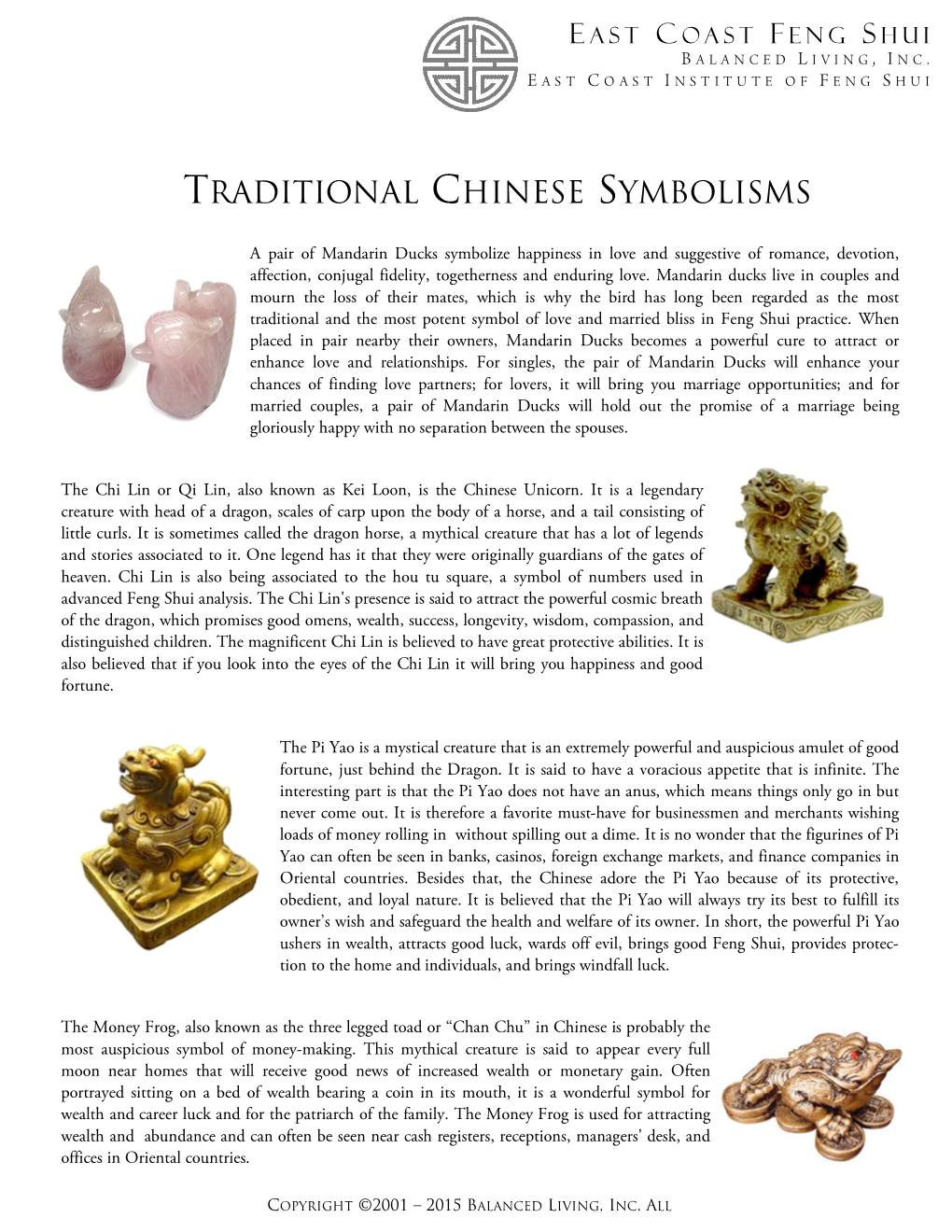 Traditional Chinese Symbolisms