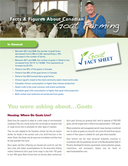 Facts and Figures About Canadian Goat Farming