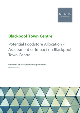Assessment of Impact on Blackpool Town Centre