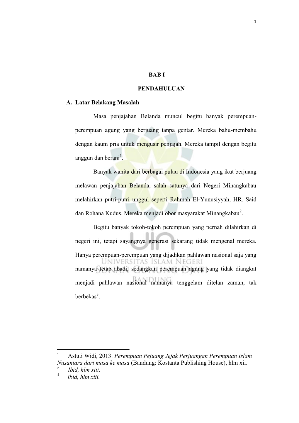 Perempuan Agung Yang Berjuang Tanpa Gentar