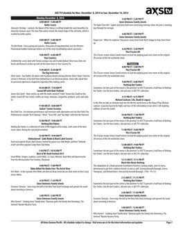 AXS TV Schedule for Mon. December 8, 2014 to Sun. December 14, 2014