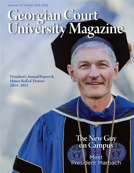 Winter 2015–2016 Georgian Court University Magazine