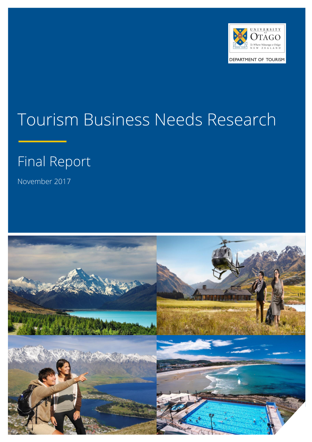 Tourism Business Needs Research