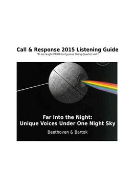 Call & Response 2015 Listening Guide Far Into the Night: Unique