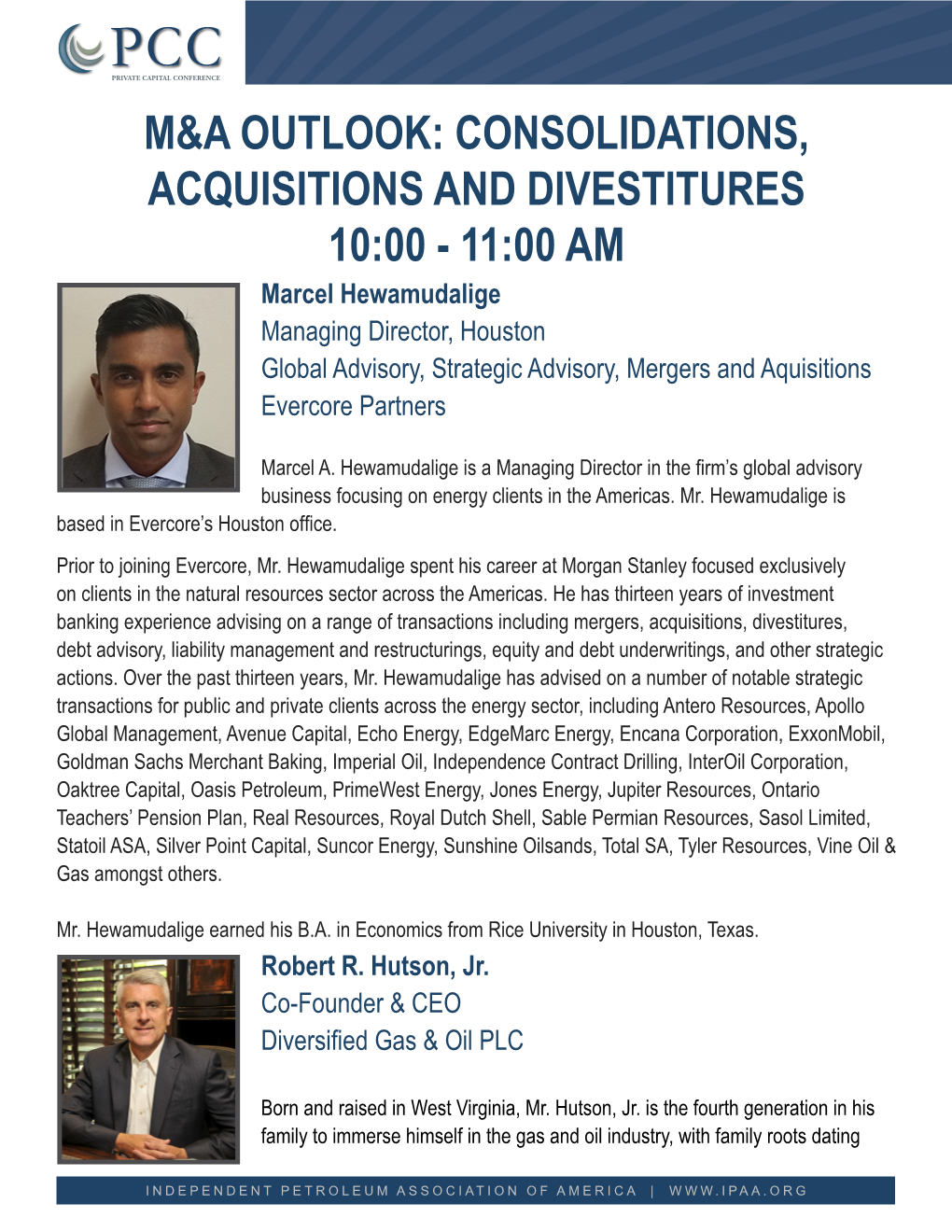 M&A Outlook: Consolidations, Acquisitions and Divestitures 10:00