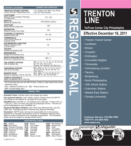 Trenton Line Public Timetable Layout 1