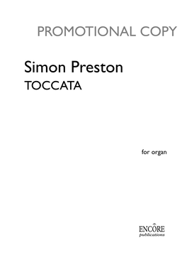 Simon Preston TOCCATA