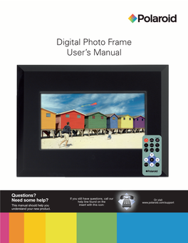 Digital Photo Frame User's Manual
