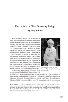 The La Jolla of Ellen Browning Scripps