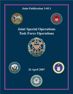 JP 3-05.1 Joint Special Operations Task Force Operations