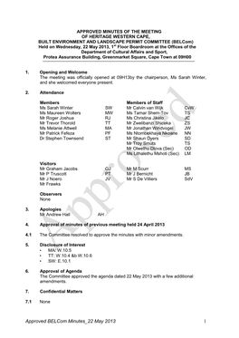 Approved Belcom Minutes 22 May 2013 SW