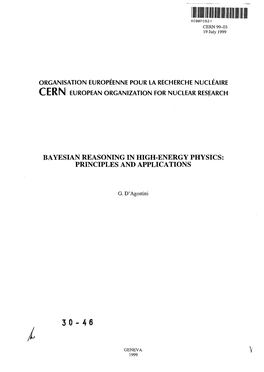 Bayesian Reasoning in High-Energy Physics: Principles and Applications