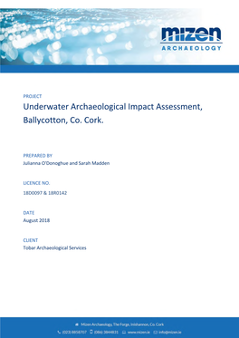 Underwater Archaeological Impact Assessment, Ballycotton, Co. Cork