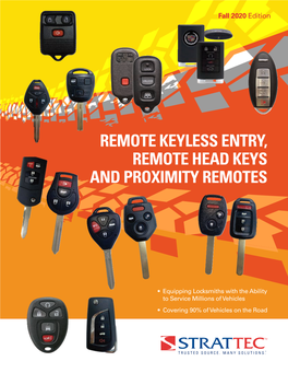 Remote Keyless Entry, Remote Head Keys and Proximity Remotes