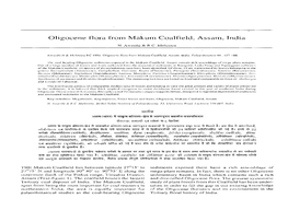 Oligocene Flora from Makum Coalfield, Assam, India