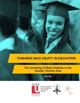 Towards Race Equity in Education