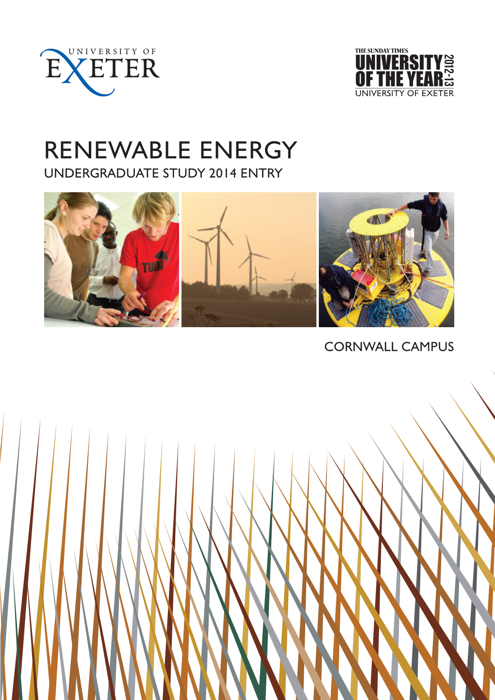 Renewable Energy Undergraduate Study 2014 Entry