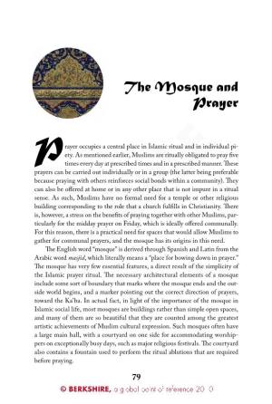 The Mosque and Prayer