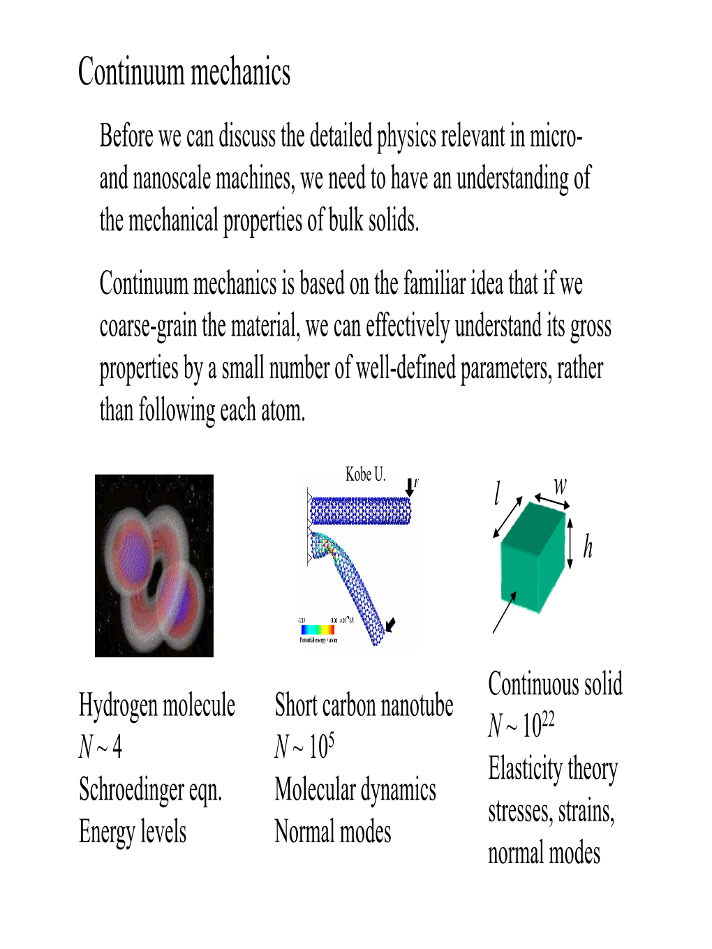 Continuum Mechanics