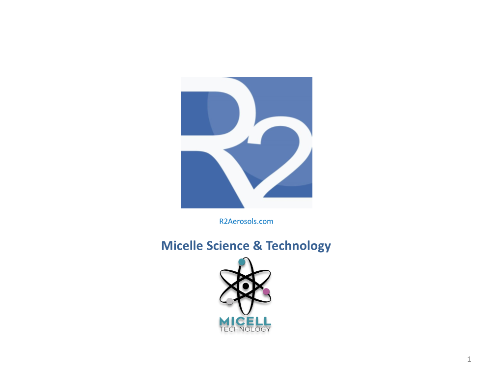 Micelle Science & Technology