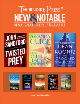 May 2018 New Releases