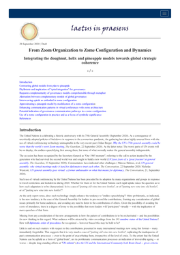 From Zoom Organization to Zome Configuration and Dynamics Integrating the Doughnut, Helix and Pineapple Models Towards Global Strategic Coherence - /