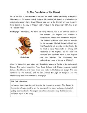 5. the Foundation of the Swaraj