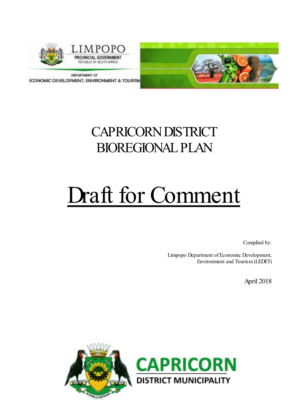 Capricorn District Bioregional Plan