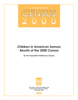 Children in American Samoa: Results of the 2000 Census
