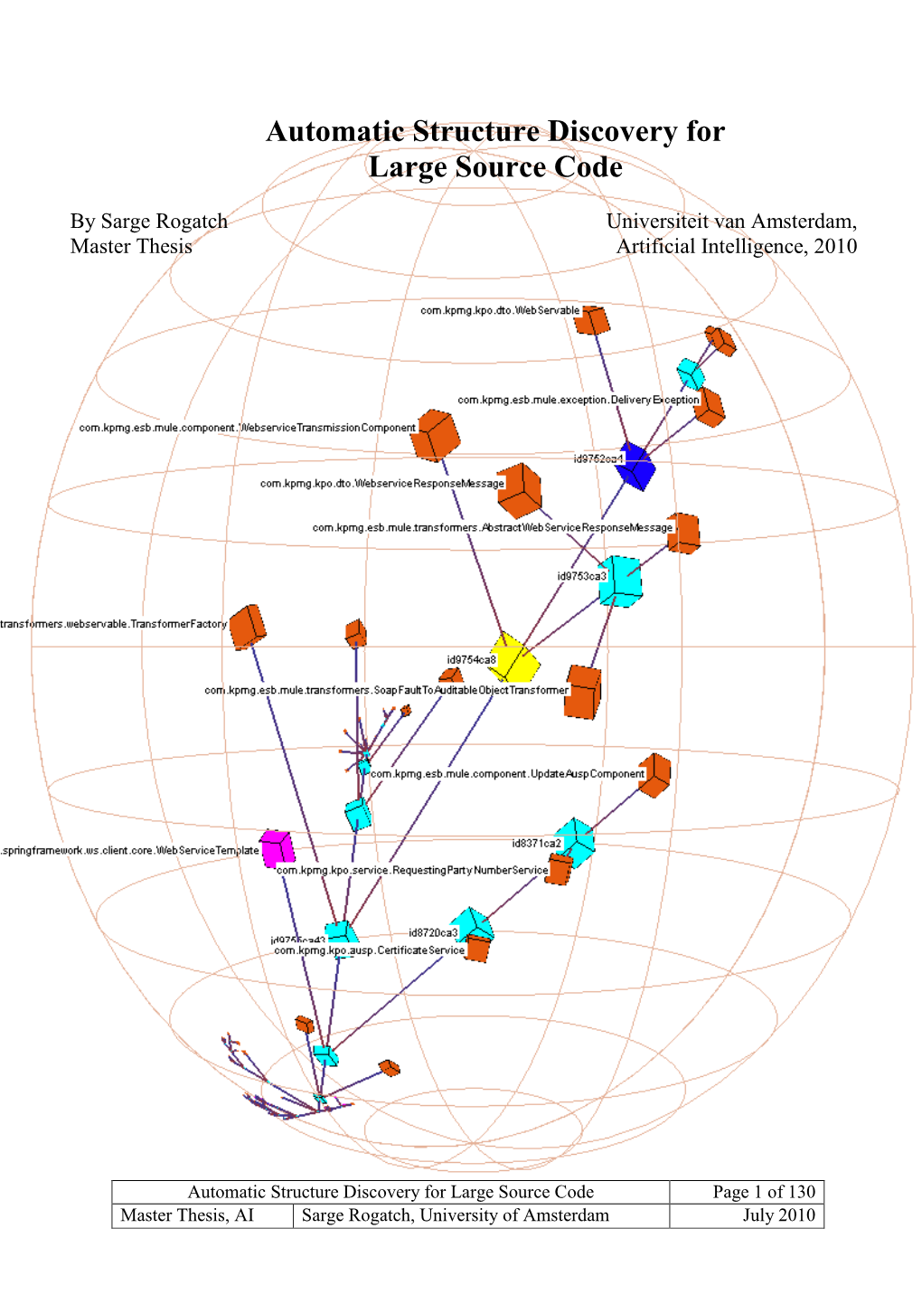 Automatic Structure Discovery for Large Source Code