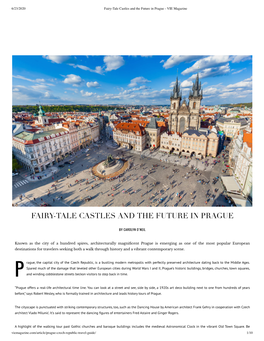 Fairy-Tale Castles and the Future in Prague - VIE Magazine