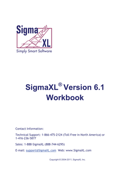 Version 6.1 Workbook