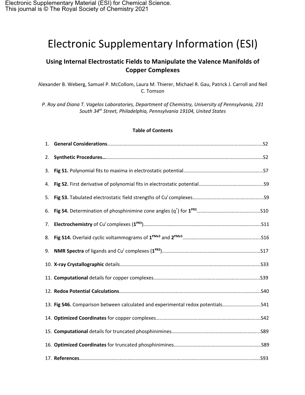 Electronic Supplementary Information (ESI)