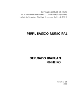 Perfil Básico Municipal DEPUTADO IRAPUAN PINHEIRO 5