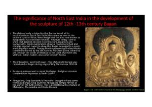 The Significance of North East India in the Development of the Sculpture of 12Th-13Th Century