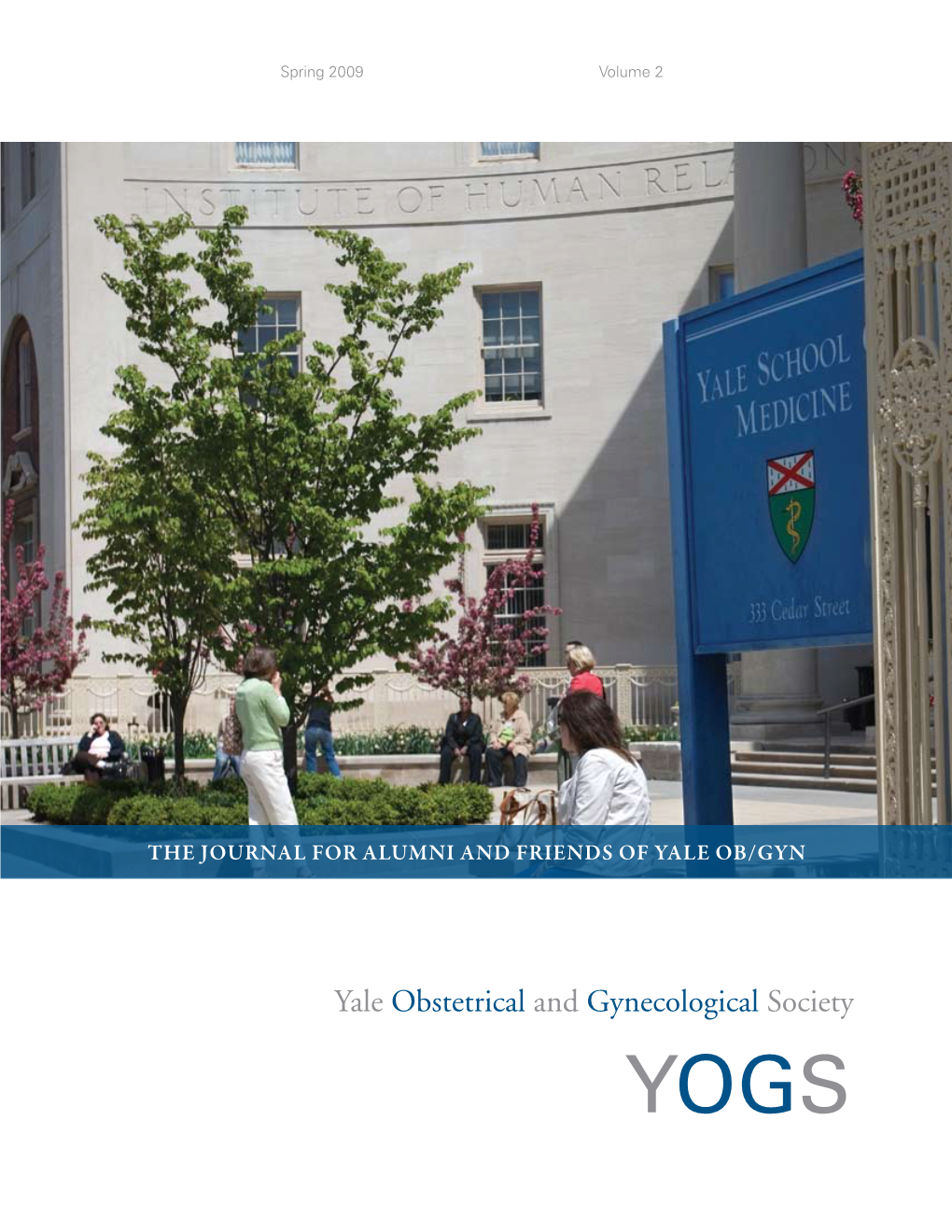 The Journal for Alumni and Friends of Yale OB/GYN