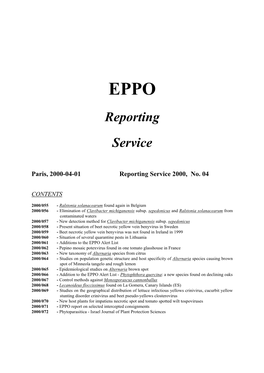 Reporting Service 2000, No