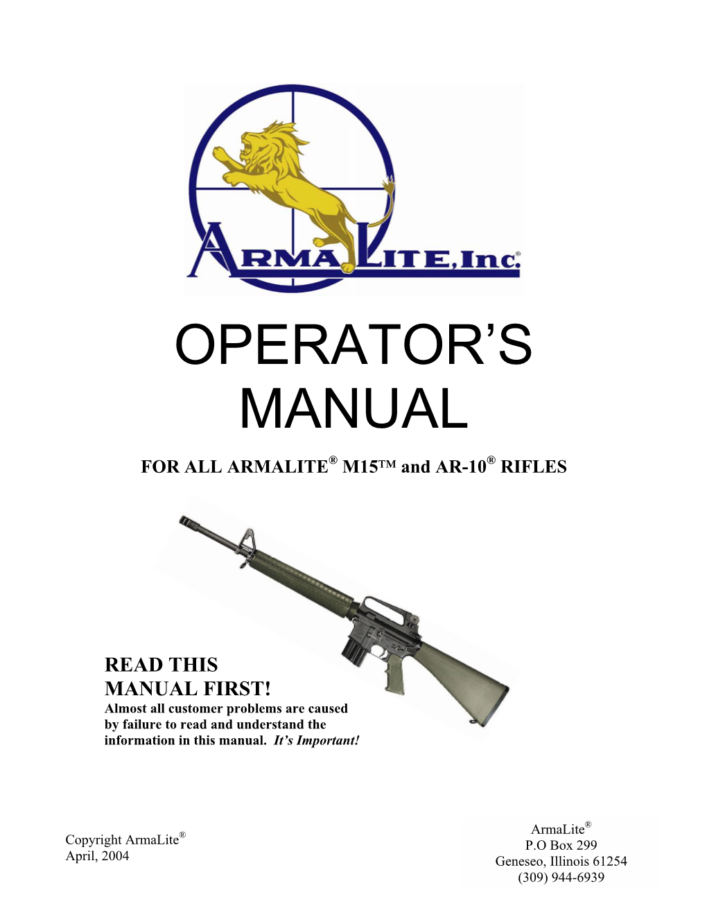 Operator's Manual