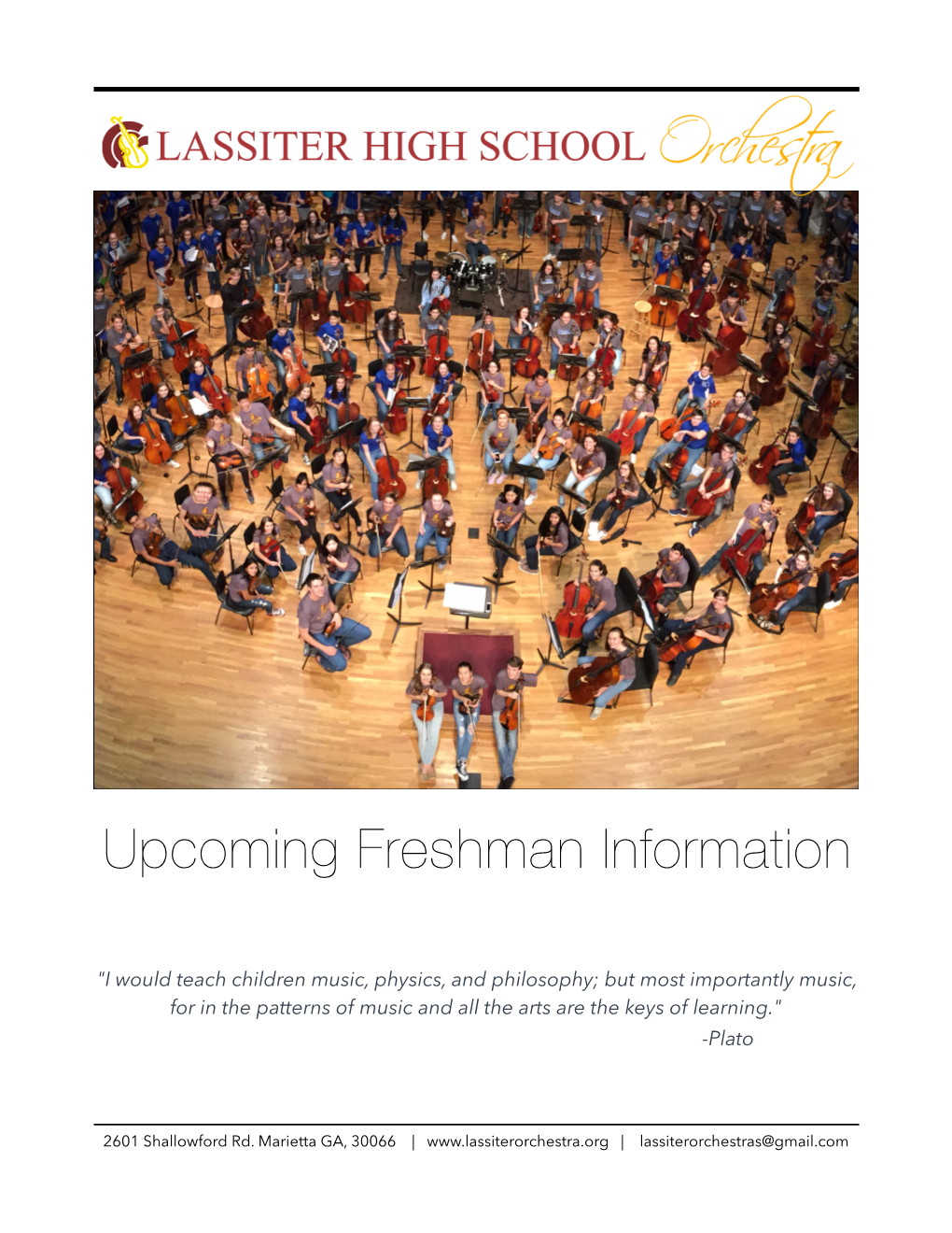 LHSO Freshman Info Packet 2018