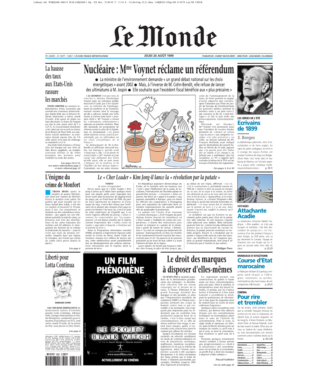 L'énigme Du Crime De Monfort