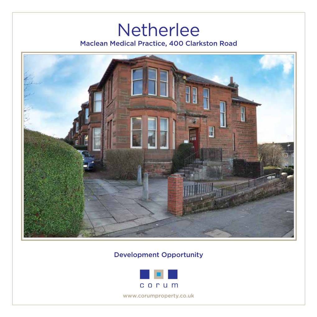 Netherlee Maclean Medical Practice, 400 Clarkston Road