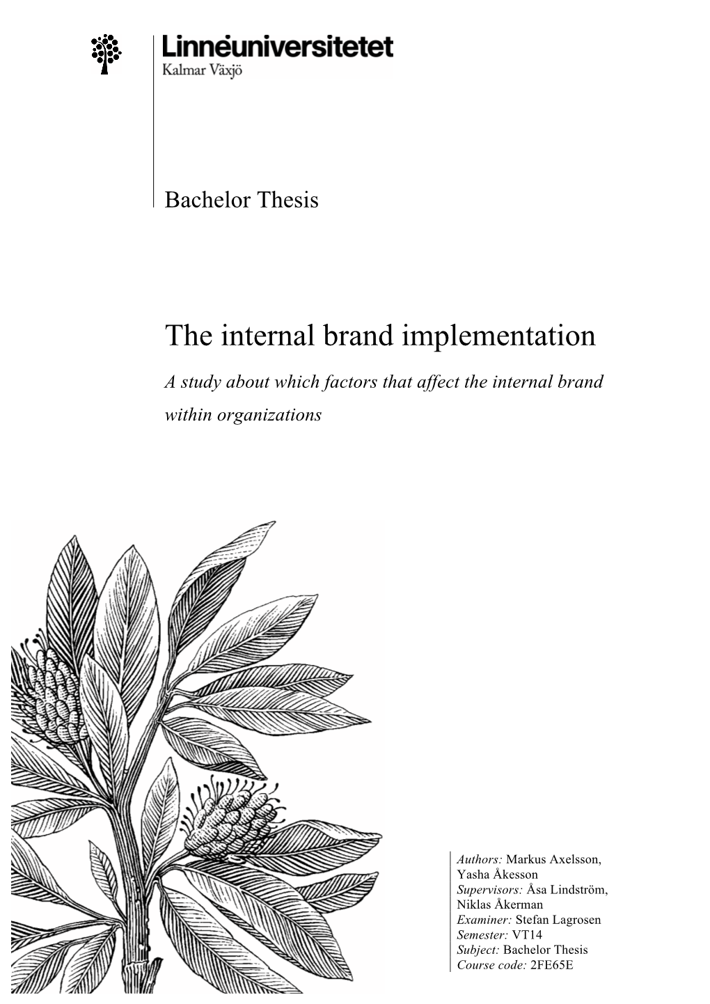 The Internal Brand Implementation