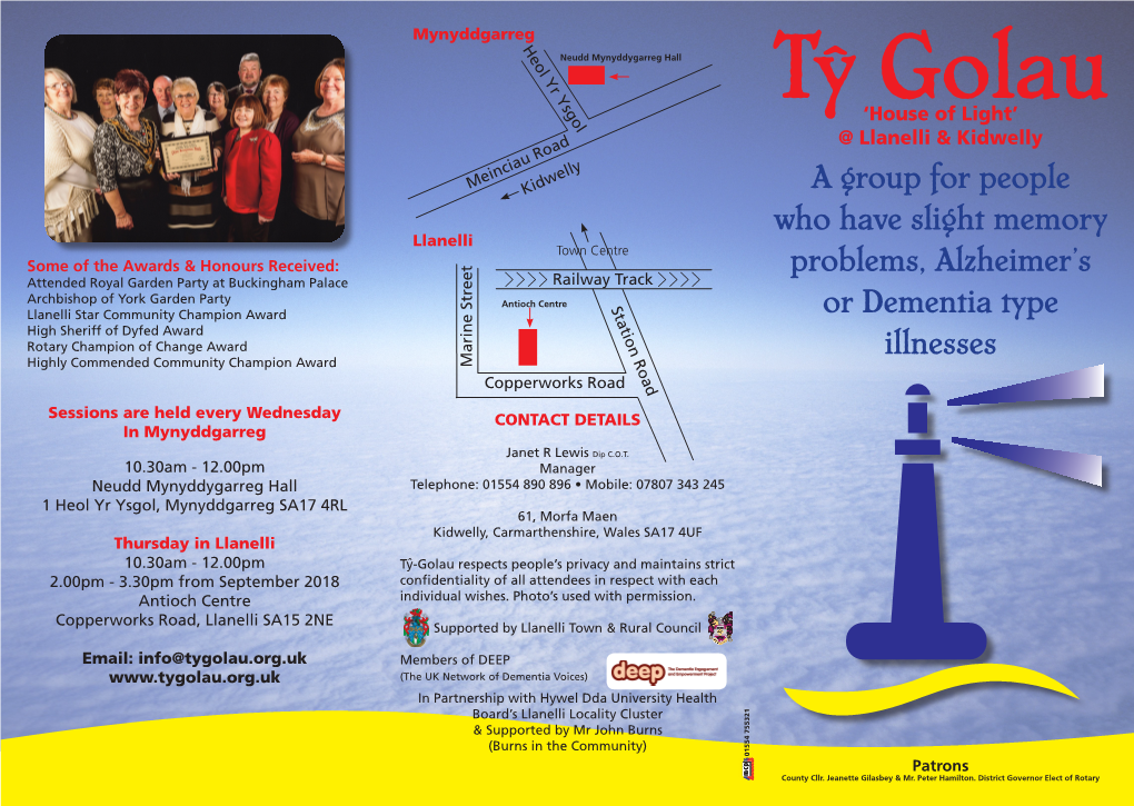 New Ty-Golau Flyers (Aug