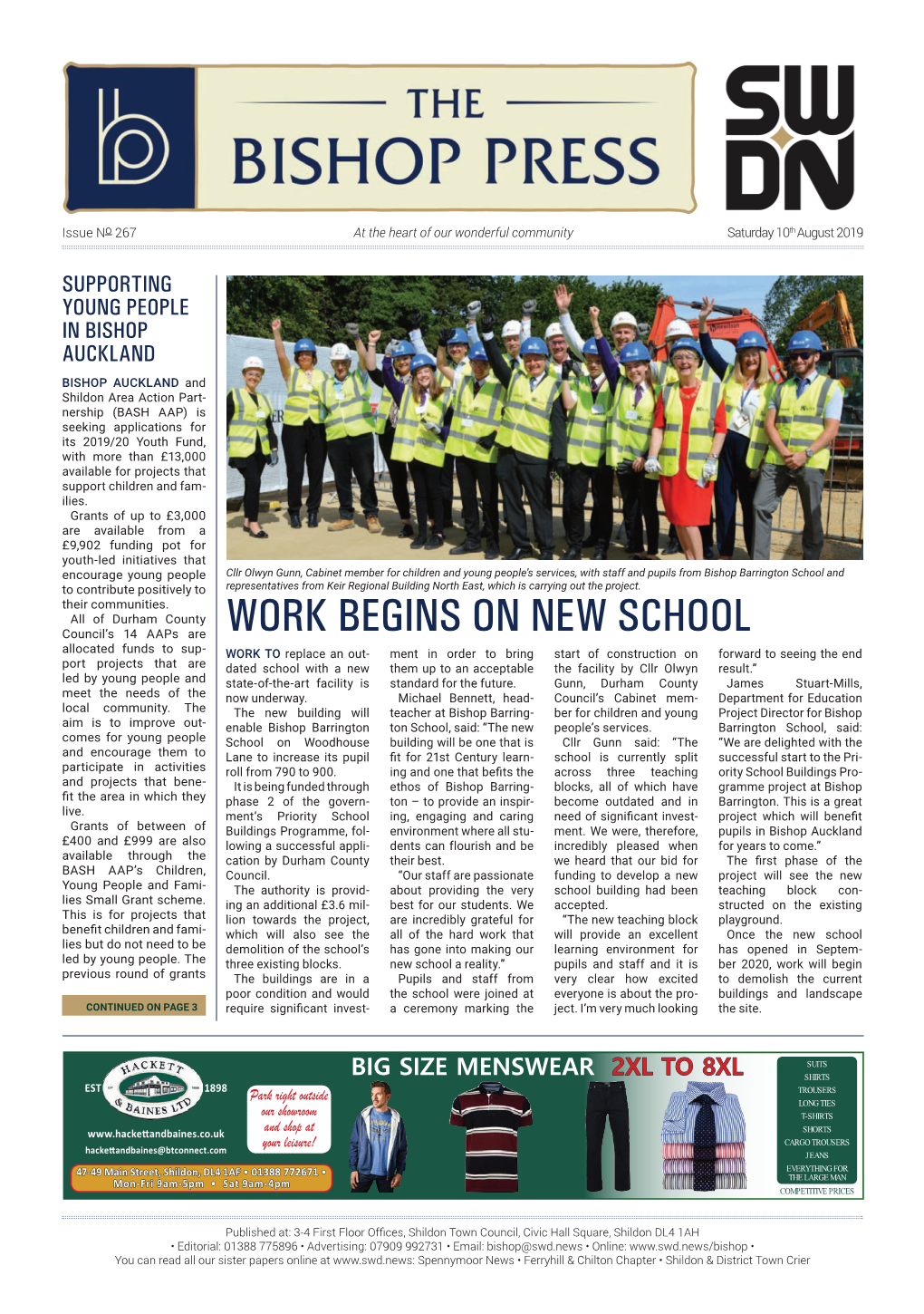 Work Begins on New School