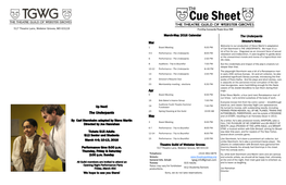 Cue Sheet Feb 201