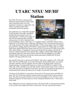 UTARC N5XU MF/HF Station