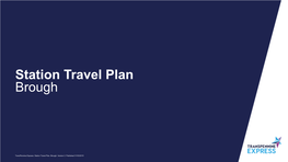 Station Travel Plan Brough