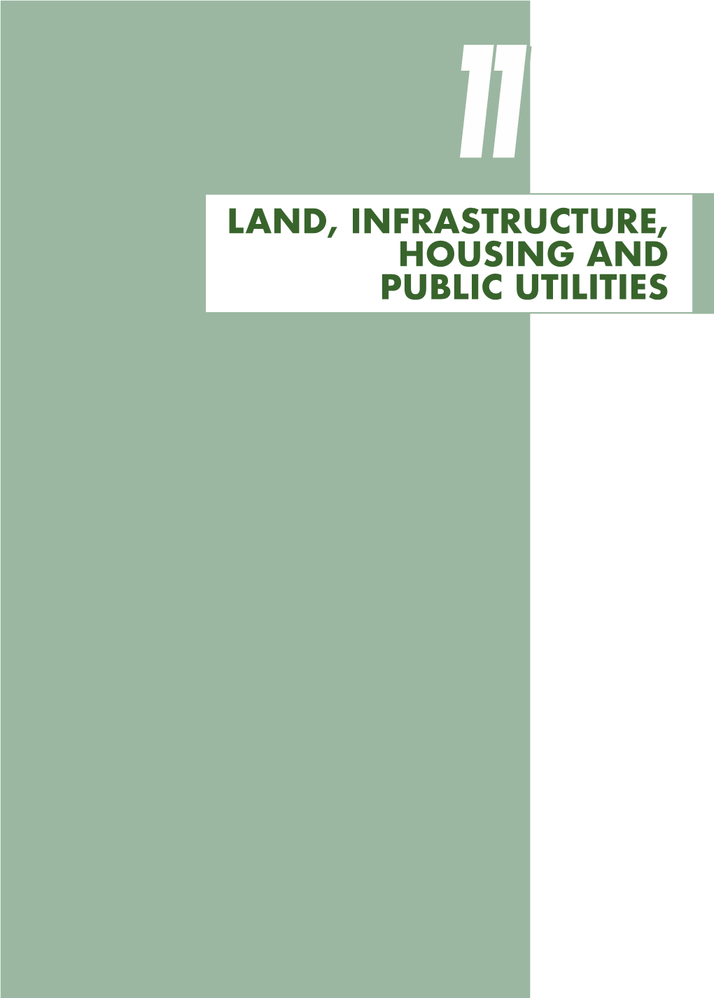 Land, Infrastructure, Housing and Public Utilities