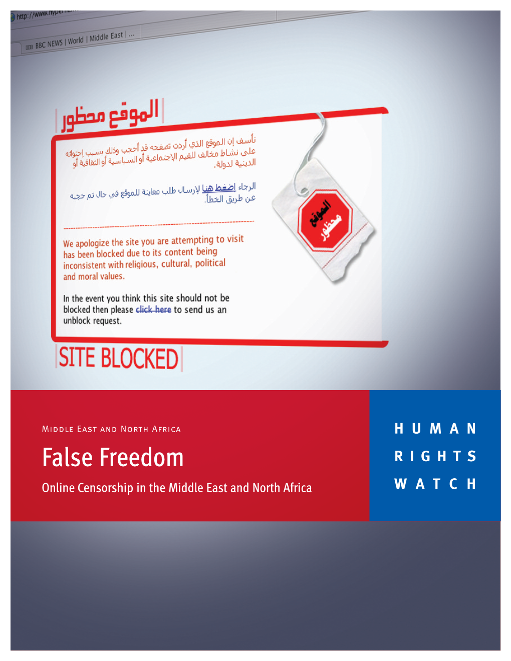 False Freedom: Online Censorship in the Middle East And