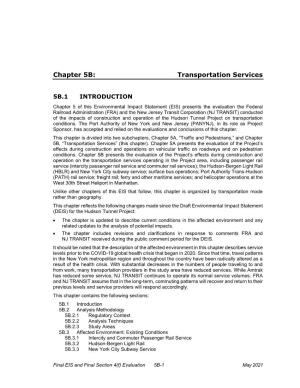 Chapter 5B: Transportation Services